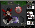 Twas The Night Before Christmas - Tree Fairy 7 - 3D Pyramid/pyramid + Matching Insert & Tag