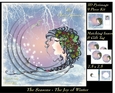 The Seasons - The Joy of Winter - 3D Pyramid/pyramid + Matching Insert & Tag