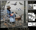Fairy Tales - Practically Perfect - Feed The Birds - Special 3D Decoupage + Insert & Tag
