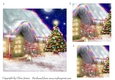 One Sheet Wonders - Christmas Cottage - Easy Cut - 3D Pyramid/pyrimage