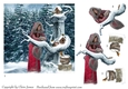 One Sheet Wonders - Feeding the Robin Family - Easy Cut - 3D Decoupage + Insert & Tag