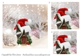 One Sheet Wonders - Christmas Hat House Red - Easy Cut - 3D Pyramid/pyrimage