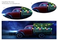 One Sheet Wonders - Christmas Tree Delivery - Easy Cut - 3D Pyramid/pyrimage