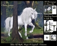 Tales of myth magic - Believe in Unicorns - Majestic Unicorn - 3D Decoupage + Insert & Tag