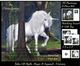 Tales of myth magic - Believe in Unicorns - Majestic Unicorn - 3D Pyramid/pyrimage + Insert & Gift Tag