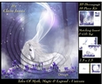 Tales of myth magic - Believe in Unicorns - Dreamy Unicorn - 3D Decoupage + Insert & Tag