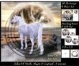 Tales of myth magic - Believe in Unicorns -  Paddling - 3D Pyramid/pyrimage + Insert & Gift Tag