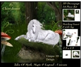 Tales of myth magic - Believe in Unicorns - Just Chilling - 3D Decoupage + Insert & Tag