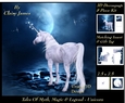 Tales of myth magic - Believe in Unicorns - Moon Gazing - 3D Decoupage + Insert & Tag