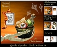 Spooky Cupcakes - Trick or Treat 11 - Special 3D Decoupage + Insert & Tag