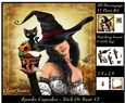 Spooky Cupcakes - Trick or Treat 12 - Special 3D Decoupage + Insert & Tag