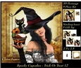 Spooky Cupcakes - Trick or Treat 12 - 3D Pyramid/pyrimage + Insert & Gift Tag