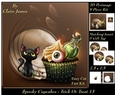 Spooky Cupcakes - Trick or Treat 13 - 3D Pyramid/pyrimage + Insert & Gift Tag