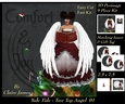 Yule Tide - Christmas Tree Top Angel 01 - 3D Pyrimage/pyramid kit + Insert & Gift Tag