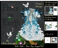 Yule Tide - Christmas Tree Top Angel 02 - 3D Decoupage kit + Insert & Gift Tag
