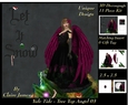 Yule Tide - Christmas Tree Top Angel 03 - 3D Decoupage kit + Insert & Gift Tag