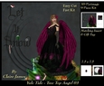 Yule Tide - Christmas Tree Top Angel 03 - 3D Pyrimage/pyramid kit + Insert & Gift Tag
