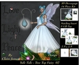 Yule Tide - Christmas Tree Top Fairy 02 - 3D Decoupage kit + Insert & Gift Tag