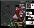 Yule Tide - Christmas Tree Top Fairy 04 - 3D Pyrimage/pyramid kit + Insert & Gift Tag