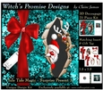 Yule Tide Magic - Surprise Present 3 - 3D Decoupage kit + Insert & Gift Tag