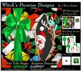 Yule Tide Magic - Surprise Present 4 - 3D Decoupage kit + Insert & Gift Tag