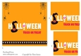 One Sheet Wonders - Halloween, All Hallows, Day Of The Dead 3 - Easy Cut - 3D Pyramid