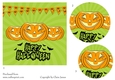 One Sheet Wonders - Halloween, All Hallows, Day Of The Dead 4 - Easy Cut - 3D Pyramid