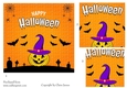 One Sheet Wonders - Halloween, All Hallows, Day Of The Dead 07 - Easy Cut - 3D Pyramid