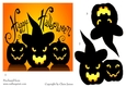 One Sheet Wonders - Halloween, All Hallows, Day Of The Dead 08 - Easy Cut - 3D Decoupage