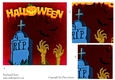 One Sheet Wonders - Halloween, All Hallows, Day Of The Dead 12 - Easy Cut - 3D Pyramid