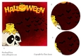 One Sheet Wonders - Halloween, All Hallows, Day Of The Dead 13 - Easy Cut - 3D Pyramid
