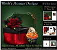 Cupcake Crazy - All Hallows, Day Of The Dead 03 - 3D Decoupage kit + Insert & Gift Tag