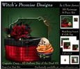 Cupcake Crazy - All Hallows, Day Of The Dead 03 - 3D Pyramid kit + Insert & Gift Tag