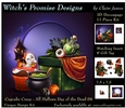 Cupcake Crazy - All Hallows, Day Of The Dead 04 - 3D Decoupage kit + Insert & Gift Tag