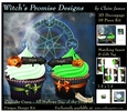 Cupcake Crazy - All Hallows, Day Of The Dead 08 - 3D Decoupage kit + Insert & Gift Tag