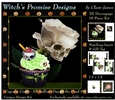 Cupcake Crazy - All Hallows, Day Of The Dead 09 - 3D Decoupage kit + Insert & Gift Tag