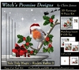 Yule Tide Magic - Rockin Robin 3 - 3D Pyramid kit + Insert & Gift Tag