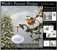Yule Tide Magic - Rockin Robin 6 - 3D Decoupage kit + Insert & Gift Tag