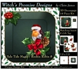 Yule Tide Magic - Rockin Robin 8 - 3D Decoupage kit + Insert & Gift Tag