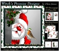 Yule Tide Magic - Rockin Robin 16 - 3D Decoupage kit + Insert & Gift Tag
