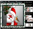 Yule Tide Magic - Rockin Robin 16 - 3D Pyramid kit + Insert & Gift Tag
