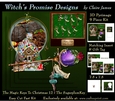 The Magic Keys To Christmas 12 - The Sugarplum Key - 3D Pyramid kit + Insert & Gift Tag