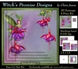 Magical Fuchsia Fairy 1 - 3D Pyramid kit + Insert & Gift Tag