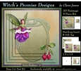 Magical Fuchsia Fairy 3 - 3D Pyramid kit + Insert & Gift Tag