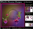 Magical Fuchsia Fairy 4 - 3D Decoupage kit + Insert & Gift Tag