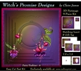 Magical Fuchsia Fairy 4 - 3D Pyramid kit + Insert & Gift Tag
