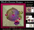 Magical Fuchsia Fairy 5 - 3D Pyramid kit + Insert & Gift Tag