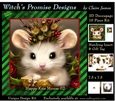 Happy Kris Mouse 02 - 3D Decoupage kit + Insert & Gift Tag