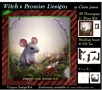 Happy Kris Mouse 03 - 3D Decoupage kit + Insert & Gift Tag