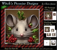Happy Kris Mouse 08 - 3D Pyramid kit + Insert & Gift Tag